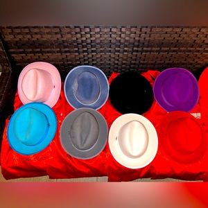 These are very well kept and cleaned KEITH N JAMES hats.